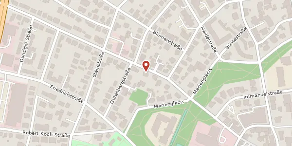 Karte der Umgebung von Hahler Str. 29, 32427 Minden