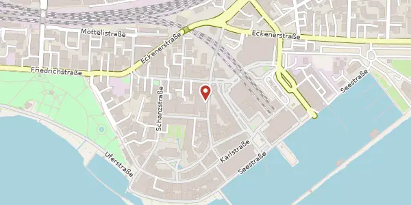 Karte der Umgebung von Wilhelmstraße 27, 88045 Friedrichshafen