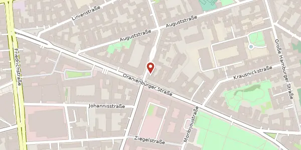 Karte der Umgebung von Tucholskystraße 18-20, 10117 Berlin