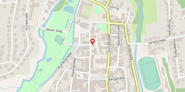 Karte der Umgebung von Burgstr. 13, 33142 Büren