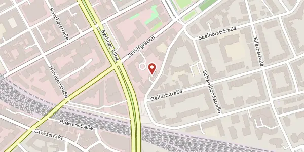 Karte der Umgebung von Kirchwender Straße 17, 30175 Hannover