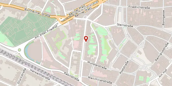 Karte der Umgebung von Thomas-Mann-Str. 41, 53111 Bonn