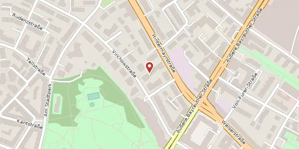Karte der Umgebung von Virchowstr. 20a, 90409 Nürnberg