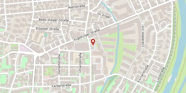 Karte der Umgebung von Franz-Kobinger-Str. 3, 86157 Augsburg