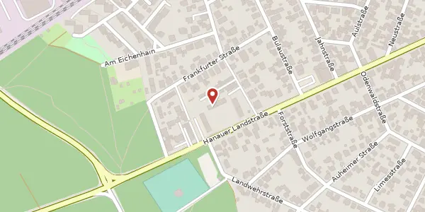 Karte der Umgebung von Hanauer Landstr. 24 c, 63517 Rodenbach