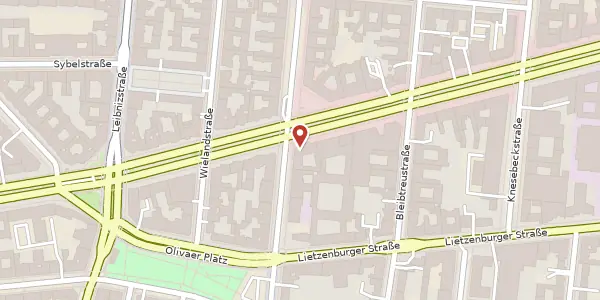 Karte der Umgebung von Kurfürstendamm 190-192, 10707 Berlin