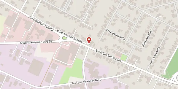 Karte der Umgebung von Billerbecker Str. 62, 32839 Steinheim