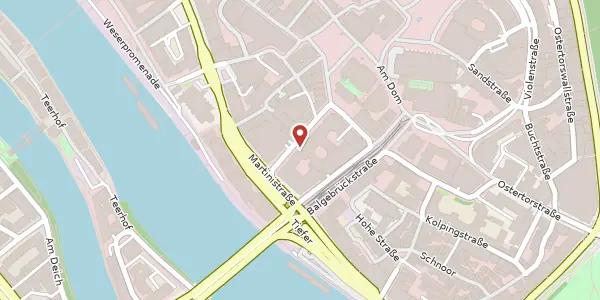 Karte der Umgebung von Wachtstraße 17 - 24, 28195 Bremen