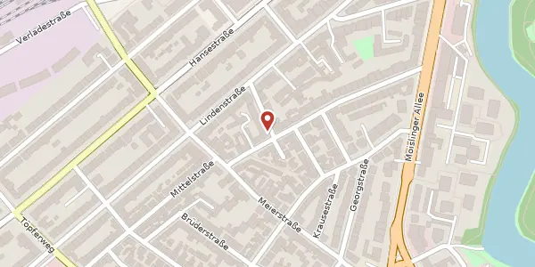 Karte der Umgebung von Teichstraße 4, 23558 Lübeck