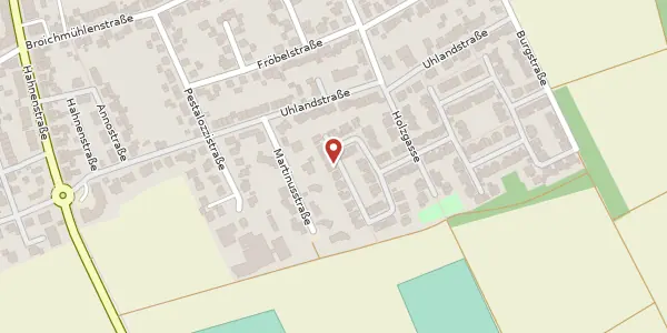 Karte der Umgebung von Dietrich-Bonhöffer-Straße 36, 50171 Kerpen