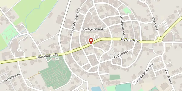 Karte der Umgebung von Marktstr. 41, 33039 Nieheim
