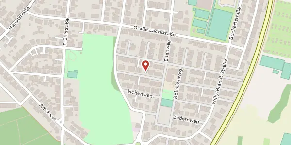 Karte der Umgebung von Buchenweg 11, 69207 Sandhausen