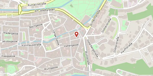 Karte der Umgebung von Neue Straße 15, 72070 Tübingen