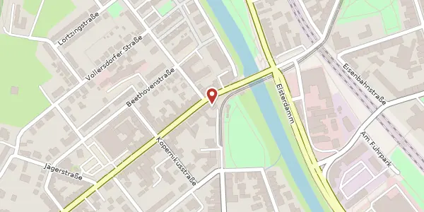 Karte der Umgebung von Straße des Friedens 1, 07548 Gera
