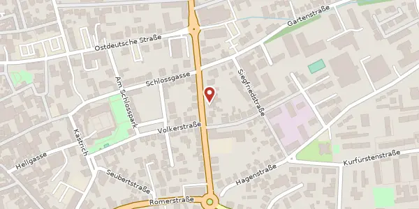 Karte der Umgebung von Nibelungenstraße 20, 55232 Alzey