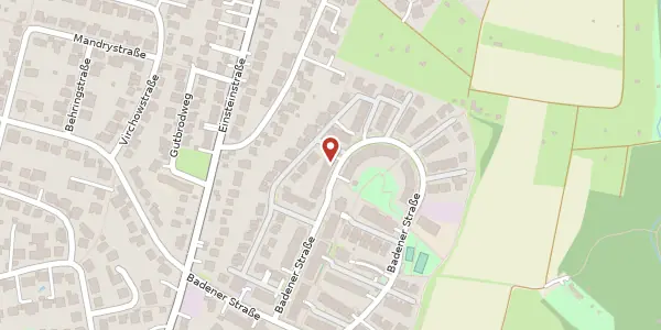 Karte der Umgebung von Badener Straße 190, 74074 Heilbronn
