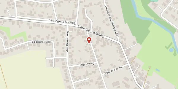 Karte der Umgebung von Reitbahnstraße 23, 29683 Bad Fallingbostel