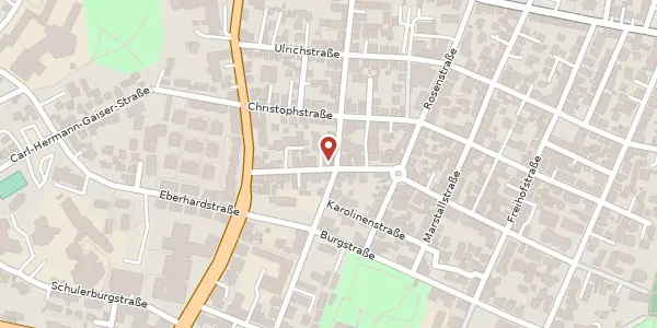 Karte der Umgebung von Ziegelstraße 43, 73033 Göppingen