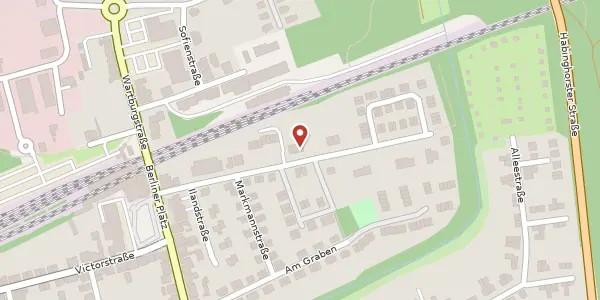 Karte der Umgebung von Ilandstr. 23, 44579 Castrop-Rauxel