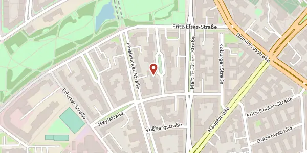Karte der Umgebung von Hewaldstraße 5, 10825 Berlin