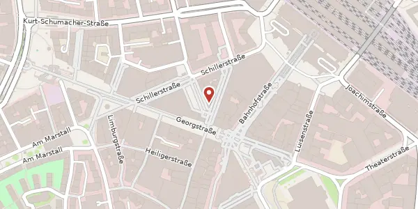 Karte der Umgebung von Andreaestraße 1, 30159 Hannover