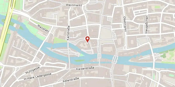 Karte der Umgebung von Winklerstr. 5, 90403 Nürnberg