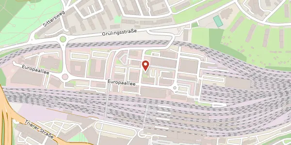 Karte der Umgebung von Europaallee 29, 66113 Saarbrücken