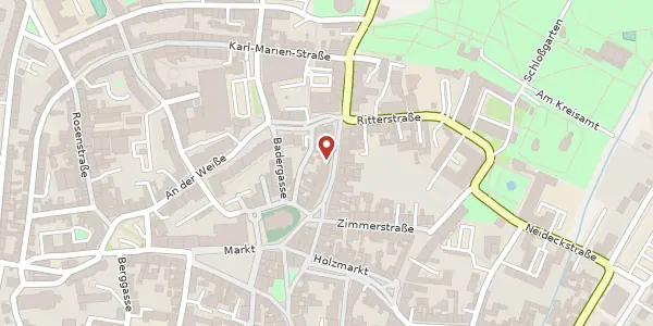 Karte der Umgebung von Erfurter Straße 16, 99310 Arnstadt