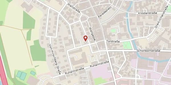 Karte der Umgebung von Luitpoldstr. 3, 91301 Forchheim