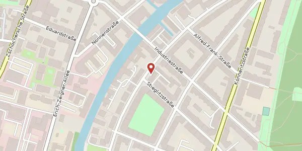 Karte der Umgebung von Holbeinstraße 29, 04229 Leipzig