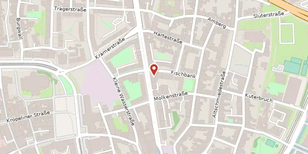Karte der Umgebung von Grubenstraße 44, 18055 Rostock