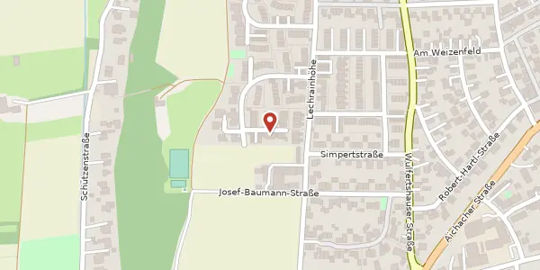 Karte der Umgebung von Dr.-Wilhelm-Lohmüller-Str. 61, 86316 Friedberg