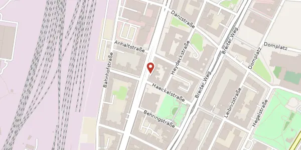 Karte der Umgebung von Otto-von-Guericke-Str. 65, 39104 Magdeburg