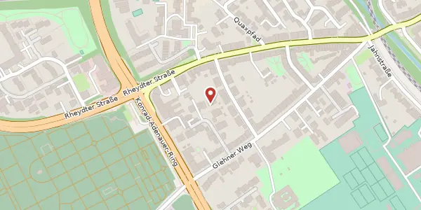 Karte der Umgebung von Glehner Weg 76a, 41464 Neuss