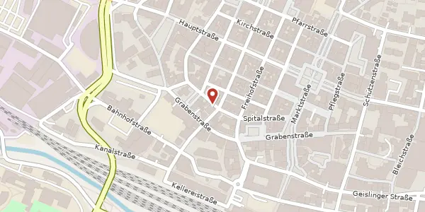 Karte der Umgebung von Wühlestraße 26, 73033 Göppingen