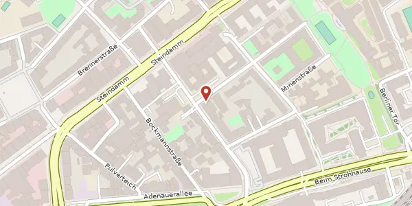 Karte der Umgebung von Alexanderstraße 2, 20099 Hamburg