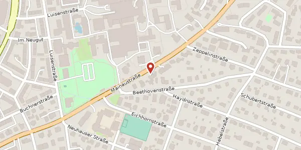 Karte der Umgebung von Mainaustraße 48, 78464 Konstanz