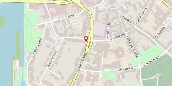 Karte der Umgebung von Friedrichstr. 20, 45468 Mülheim an der Ruhr