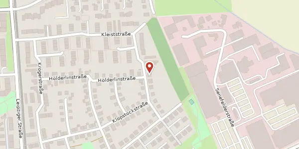 Karte der Umgebung von Wielandstraße 14, 38124 Braunschweig