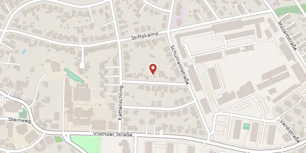 Karte der Umgebung von Freiligrathstr. 7, 32049 Herford