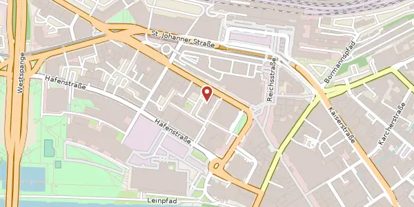 Karte der Umgebung von Trierer Straße 8, 66111 Saarbrücken