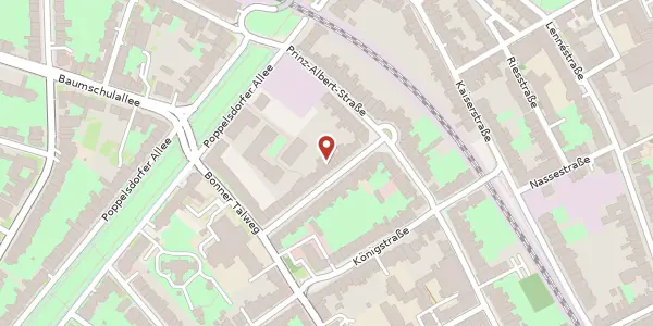Karte der Umgebung von Henrich-von-Kleist-Str. 14, 53113 Bonn
