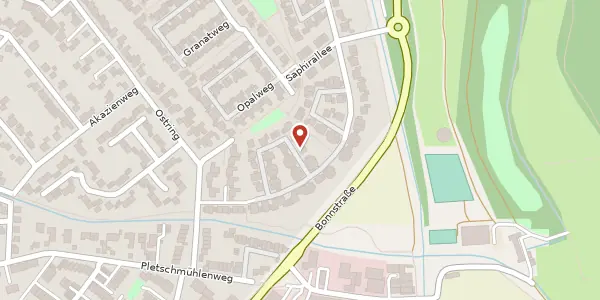 Karte der Umgebung von Jadeweg 6, 50259 Pulheim
