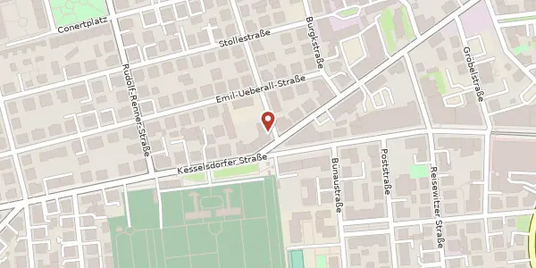 Karte der Umgebung von Gohliser Straße 1, 01159 Dresden
