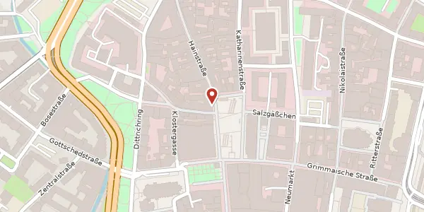 Karte der Umgebung von Markt 9, 04109 Leipzig