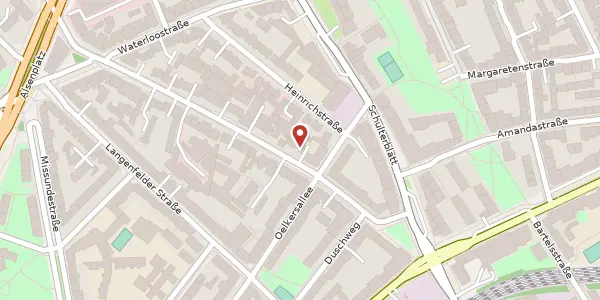 Karte der Umgebung von Eimsbüttler Straße 16, 22769 Hamburg