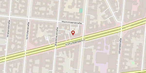 Karte der Umgebung von Kurfürstendamm 42, 10719 Berlin