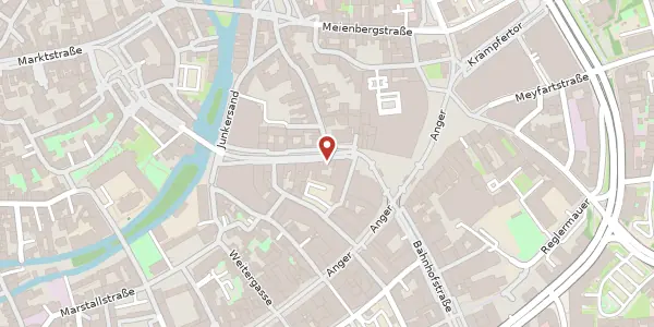 Karte der Umgebung von Schlösserstraße 7, 99084 Erfurt