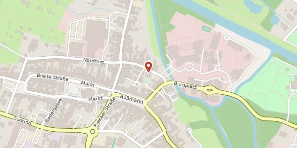 Karte der Umgebung von Schlossstraße 12, 04924 Bad Liebenwerda