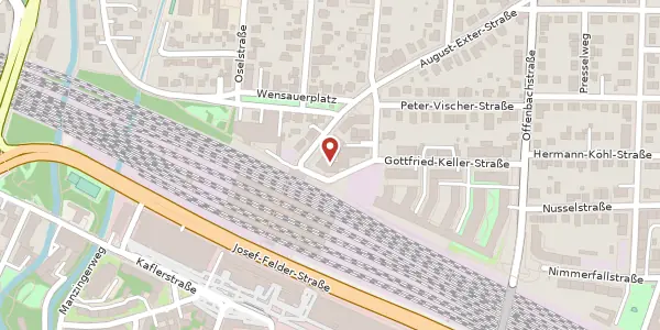 Karte der Umgebung von Gottfried-Keller-Str. 20, 81245 München